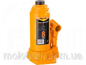 SPARTA Домкрат гидравлический бутылочный, 8 т, h подъема 200-385 мм