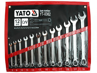 Набор ключей гаечных Yato YT-0362