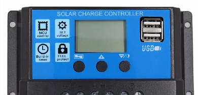 Контролер для сонячної панелі ICharger PWM 30A-B  30A 12/24 V Синій