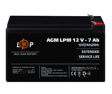Аккумулятор Logic Power AGM LPM 12V - 7 Ah