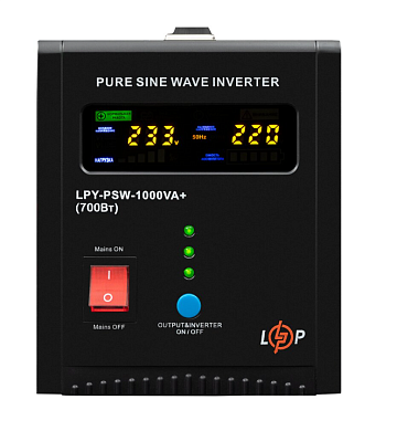 ИБП LogicPower LPY-PSW-1000VA+ (700Вт) 