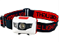 Фонарь налобный EXTOL LIGHT 40lm, 1W + 2 червоних світлодіода, ABS пластик, 43102