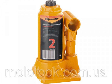 SPARTA Домкрат гидравлический бутылочный, 2 т, h подъема 148–278 мм
