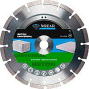 Nozar   300х20х2,8х10       Алмазний відрізний диск  для агрегованого бетону, бетону, граніту, клінкеру