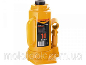 SPARTA Домкрат гидравлический бутылочный, 10 т, h подъема 200-385 мм