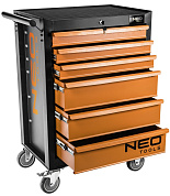Тележка инструментальная 6 полочная Neo Tools 84-221 стальной корпус