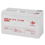 Аккумулятор гелевый LogicPower LPM-GL 12V - 7.5 Ah