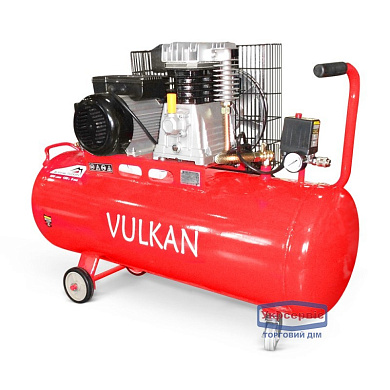 Поршневой компрессор для покраски VULKAN IBL 2070Y-100L ременной 2,2 кВт