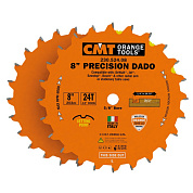 Пазовый регулировочный пильный диск CMT для DADO 200х15.87х24 K6.35-22.23 (230.524.08)
