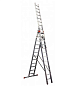 Универсальная 3-секционная лестница KRAUSE Tribilo (3х14 ступенек) (129727)