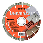 Круг алмазный отрезной PDTools 1A1RSS 180 UNIVERSAL для ручного инструмента