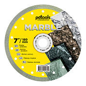 Круг алмазный отрезной PDTools MARBLE 1A1R 180 для ручного инструмента