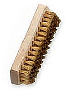 Щетка для бейцевания Lessmann 150x50 мм латунная гофрированная проволока