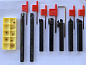 Резцы токарные 12х12 мм 7 шт со сменными твердосплавными пластинами