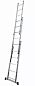 Алюминиевая трехсекционная лестница VIRASTAR TRIOMAX VTL036 (3x6 ступеней)