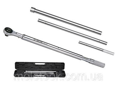 Ключ динамометрический 1" 610-2644  NM двойная установка, резиновая ручка
