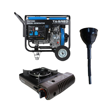 Дизельный генератор TAGRED TA4100D ( газовая плитка Orcamp CK-505 и лейка в подарок)