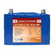 Аккумулятор для автомобиля литиевый LP LiFePO4 12V - 90 Ah (+ слева, прямая полярность)