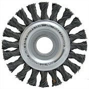 Щетка дисковая для сварщиков Lessmann 178х6х22,2 мм стальная проволока