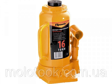 SPARTA Домкрат гидравлический бутылочный, 16 т, h подъема 220-420 мм