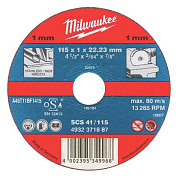Отрезной диск по металлу MILWAUKEE 4932371905 SCS 41/230х1,9мм (25шт)